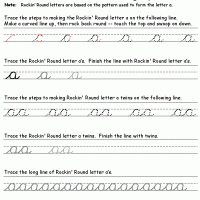 Cursive Writing Worksheets
