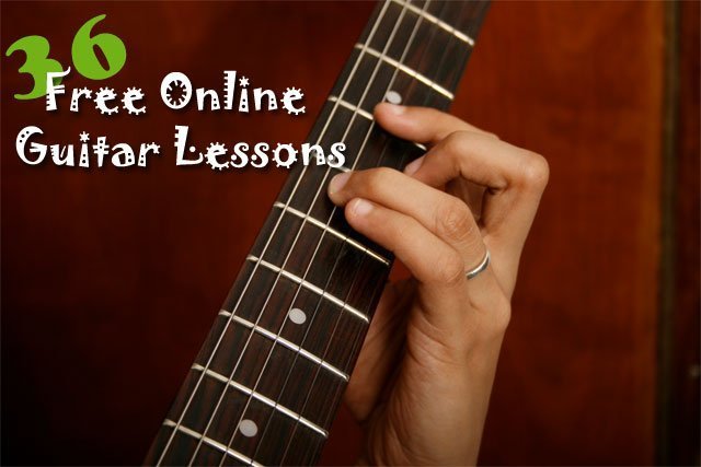 36 Free Guitar Lessons - Perfect For Beginners