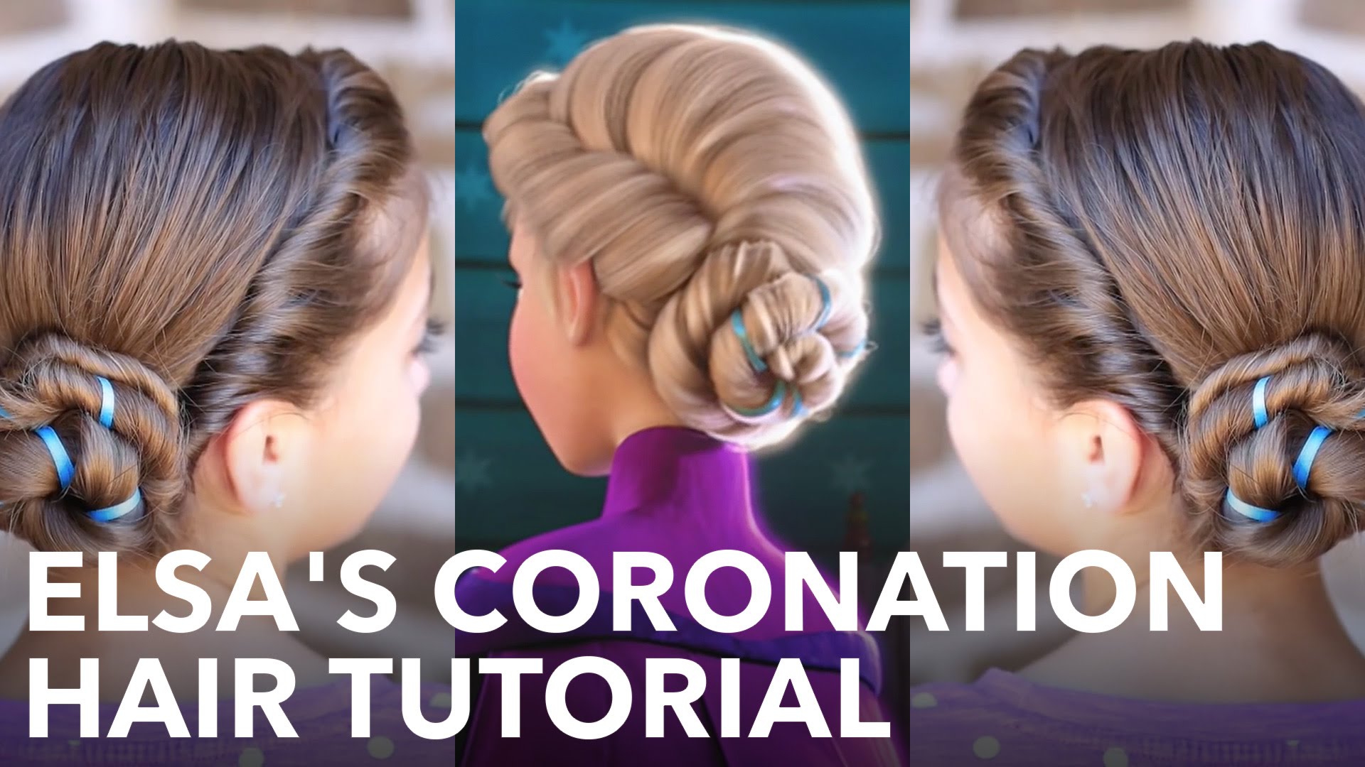 Elsa Hairstyle Tutorial - TOP