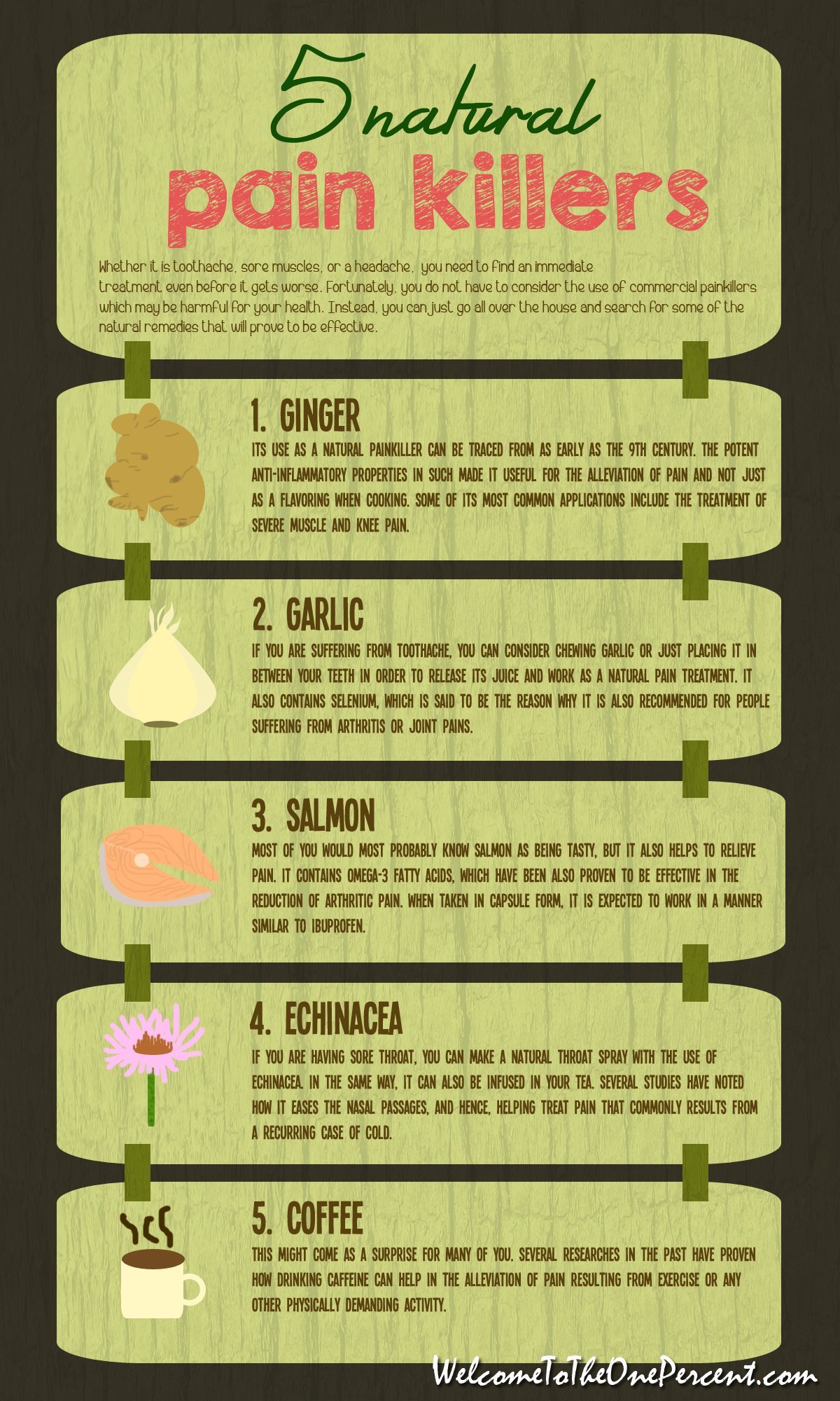 5 Natural Pain Killers That Work