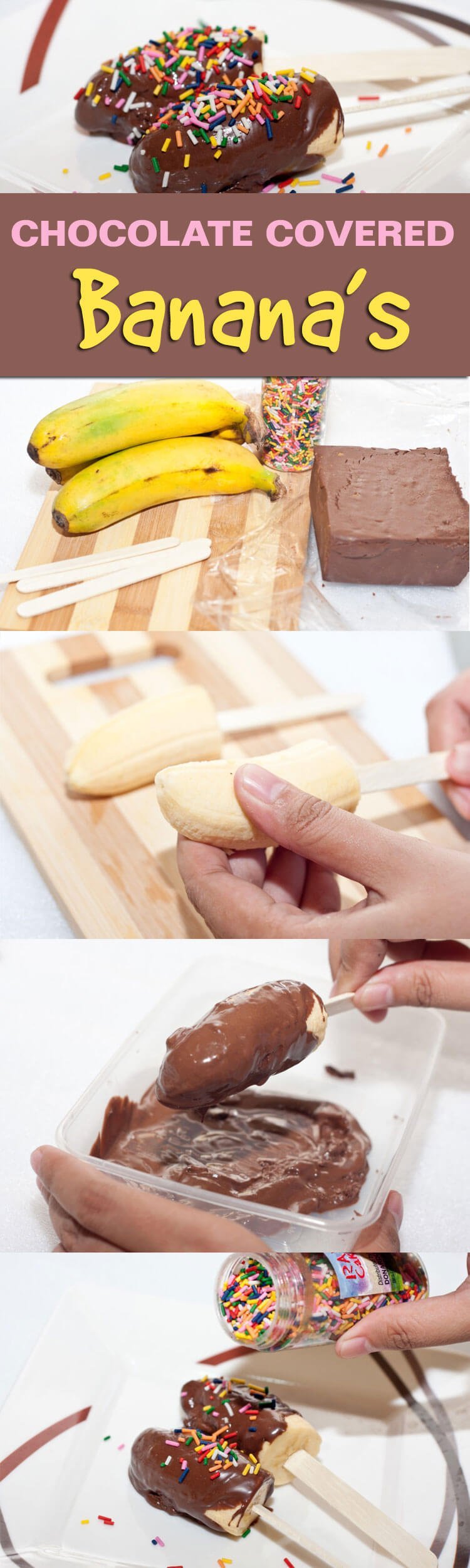 Chocolate covered bananas