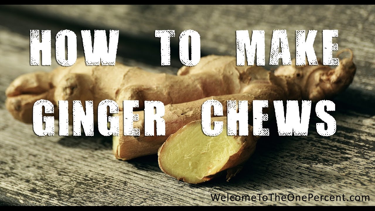 How To Make Ginger Chews - Ginger Candy Recipe - TOP