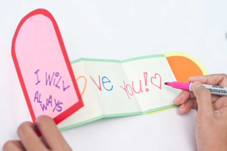 DIY Valentine's Day Card Craft Step 13