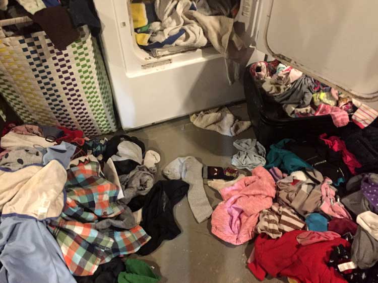 My laundry mess