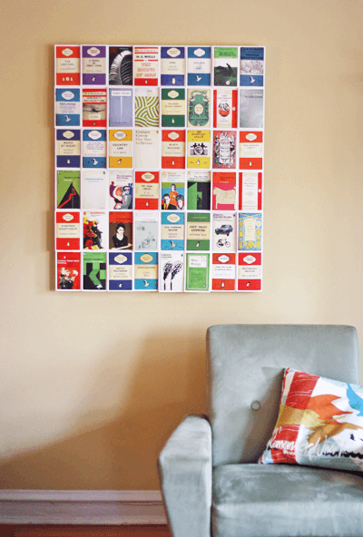 DIY Postcard Wall Art