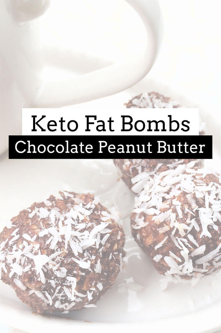 Keto Fat Bombs Chocolate Peanut Butter