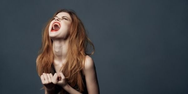 women in rage