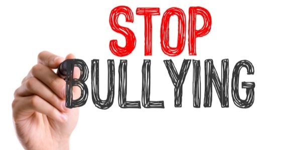 hand writing on glass Stop Bullying