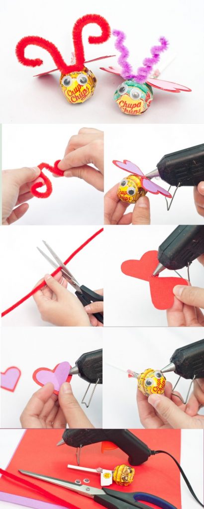 Lollipop Love Bug Craft