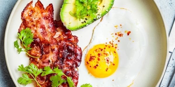 plate full of keto foods