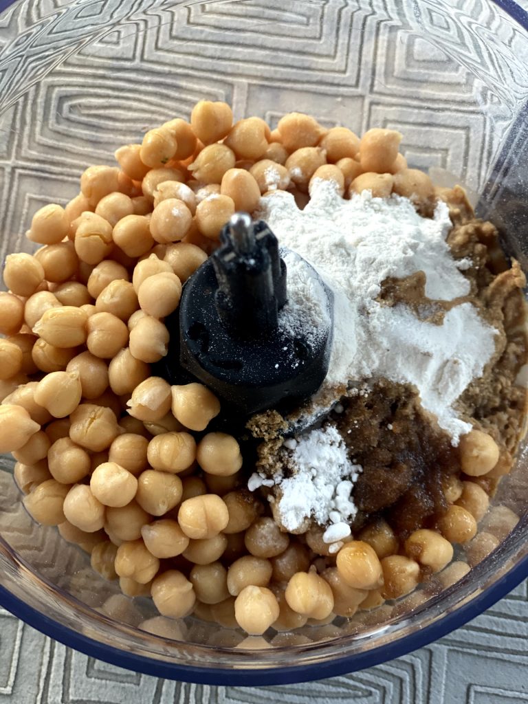 Hummus Ingredients in Food Processor