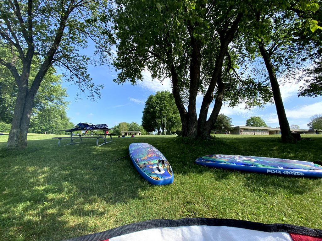 SereneLife Inflatable Stand Up Paddle Board