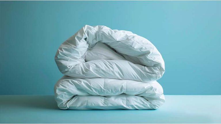 Duvet folded